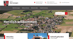 Desktop Screenshot of duerrwangen.de